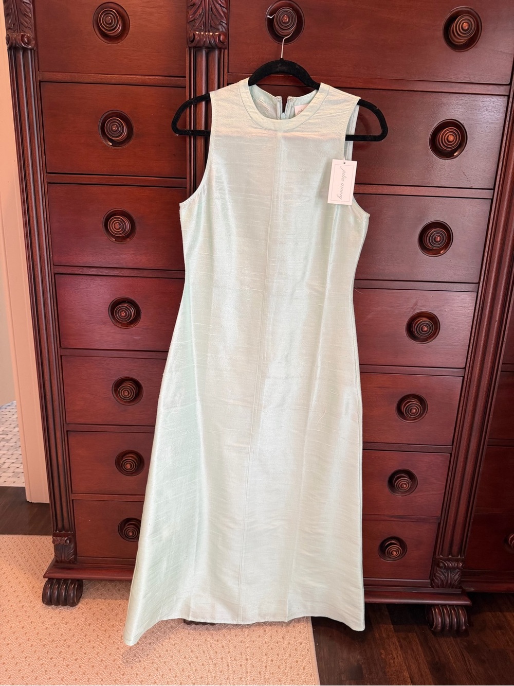 Sleeveless Mint Shift Dress